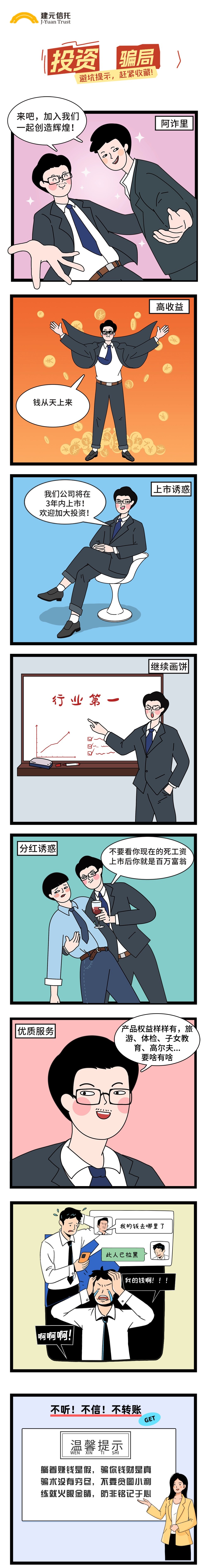 3?15金融消保教育宣传｜金融漫画：投资骗局，避坑提示，赶紧收藏